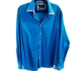 COOGI Shirt LS Blue Sz XXL NWOT